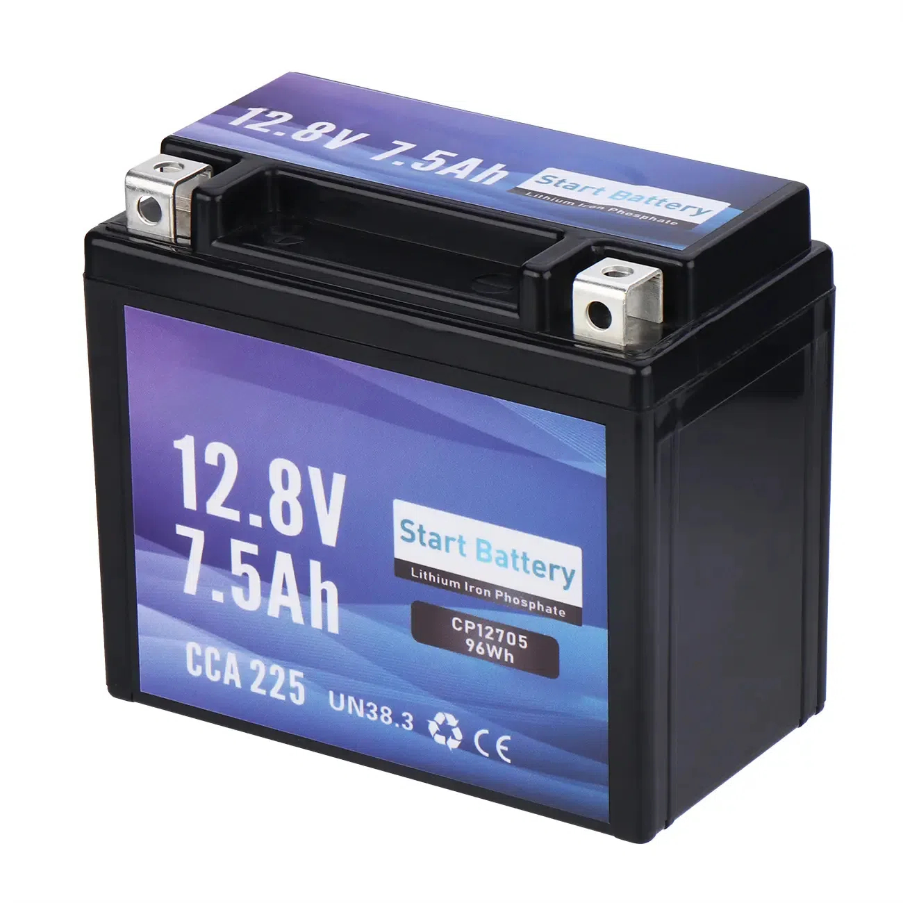 12.8V 7.5Ah Motorcycle Cranking Lithium LiFePO4 Battery - 3